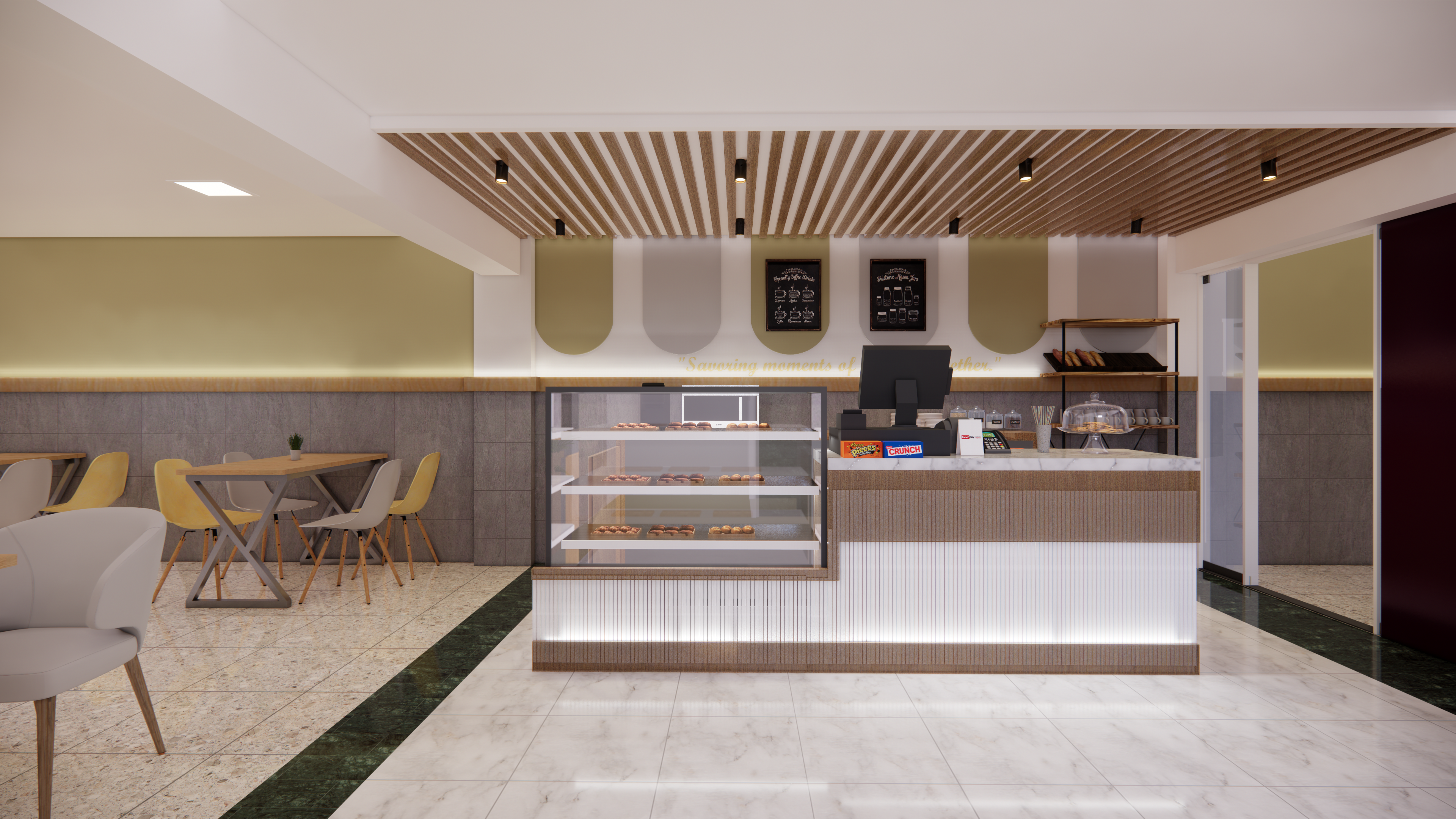 BNB Cafeteria — Interior Redesign – frame 2