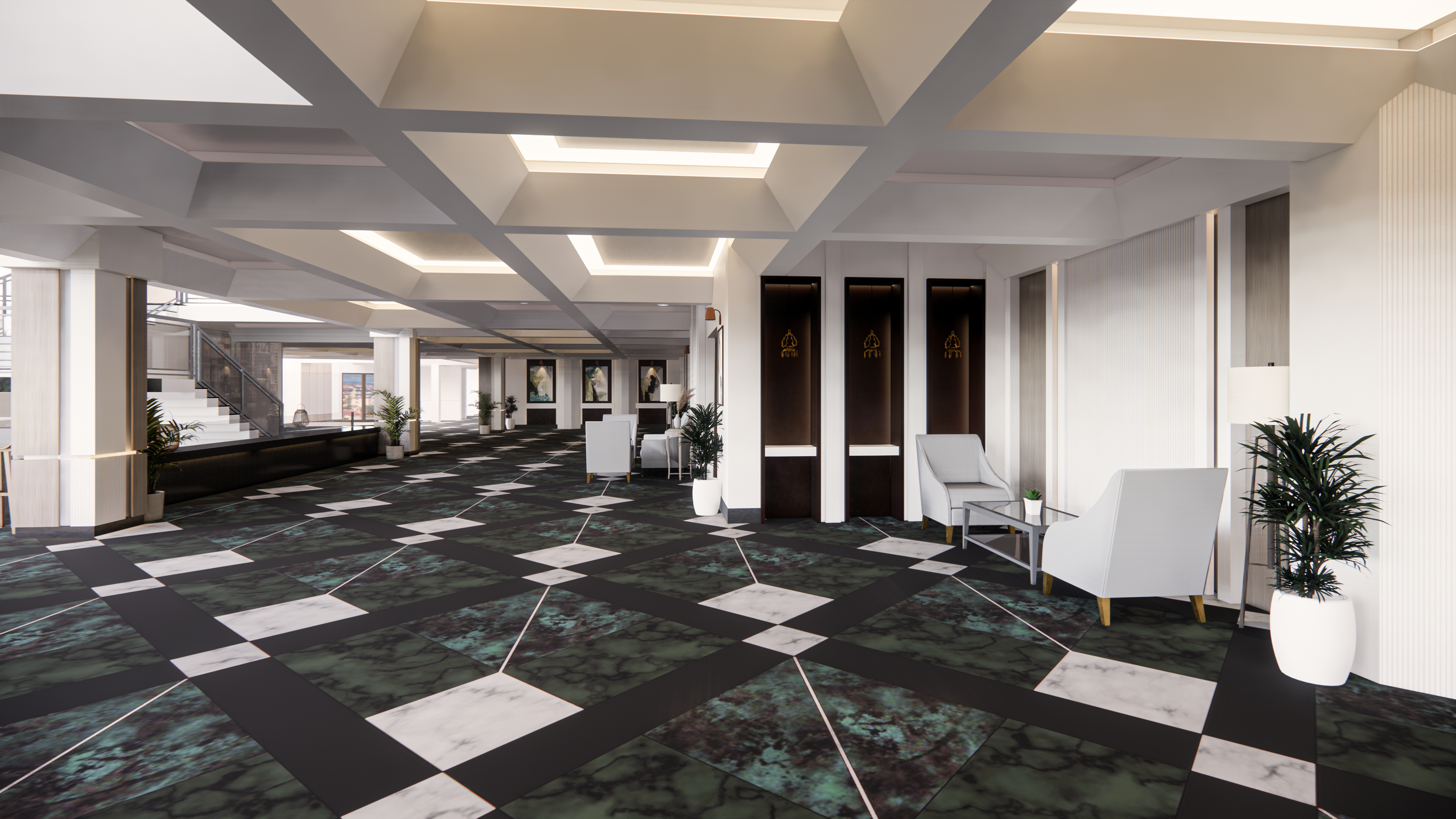 Pokhara Hotel — Lobby & Public Space Interior Design – frame 2
